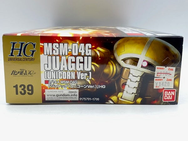 【中古】【未組立】 HGUC ジュアッグ(ユニコーンVer.) 1/144  「機動戦士ガンダムUC」 ＜プラモデル＞（代引き不可）6572