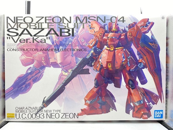 【中古】【未組立】MG MSN-04 サザビー Ver.Ka 1/100 「機動戦士ガンダム 逆襲のシャア」 ＜プラモデル＞（代引き不可）6572