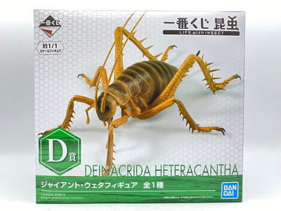 【中古】【開封品】ジャイアント・ウェタ 「一番くじ 昆虫 LIFE with INSECT」 D賞 フィギュア＜フィギュア＞（代引き不...