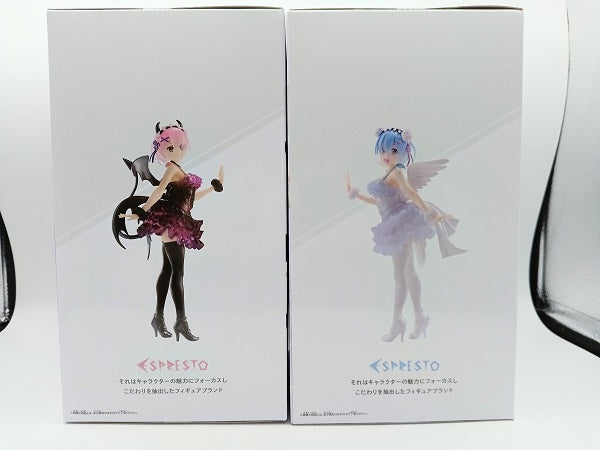 【中古】【未開封】【2点セット】レム＆ラム 「Re：ゼロから始める異世界生活」 ESPRESTO-Clear＆Dressy- Special color ver.＜フィギュア＞（代引き不可）6572