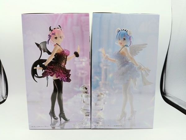 【中古】【未開封】【2点セット】レム＆ラム 「Re：ゼロから始める異世界生活」 ESPRESTO-Clear＆Dressy- Special color ver.＜フィギュア＞（代引き不可）6572