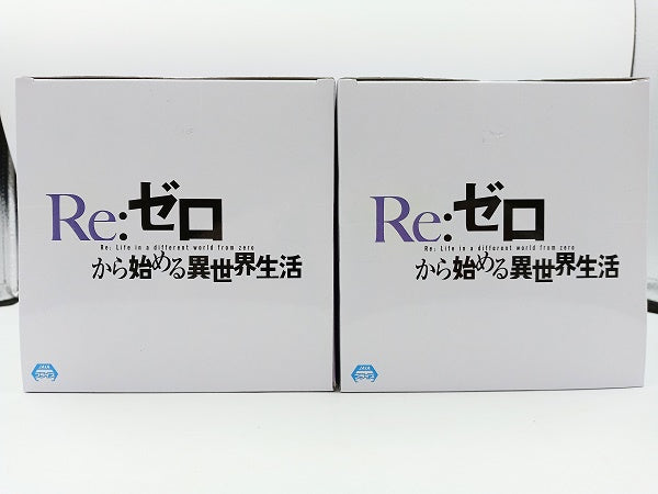 【中古】【未開封】【2点セット】レム＆ラム 「Re：ゼロから始める異世界生活」 ESPRESTO-Clear＆Dressy- Special color ver.＜フィギュア＞（代引き不可）6572