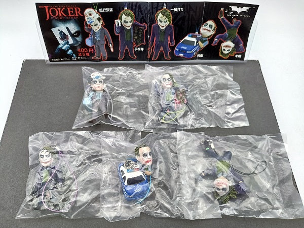 【中古】【本体未開封】「THE JOKER フィギュアストラップ」 全5種セット トレーディングフィギュア＜フィギュア＞（代引き不可）6572