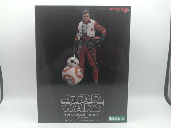 【中古】【未開封】ARTFX+ ポー・ダメロン ＆ BB-8 2パック 「スター・ウォーズ/フォースの覚醒」 1/10 PVC製塗装済み簡易組立キット＜フィギュア＞（代引き不可）6572