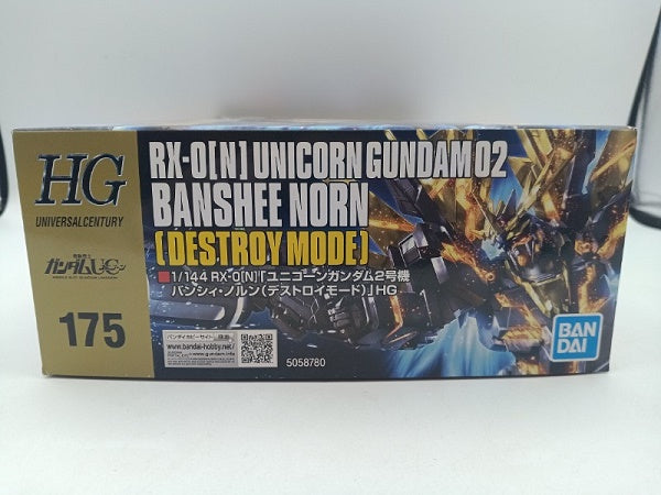 【中古】【未組立】1/144 HGUC ユニコーンガンダム2号機 バンシィ・ノルン(デストロイモード) 「機動戦士ガンダムUC」＜プラモデル＞（代引き不可）6572