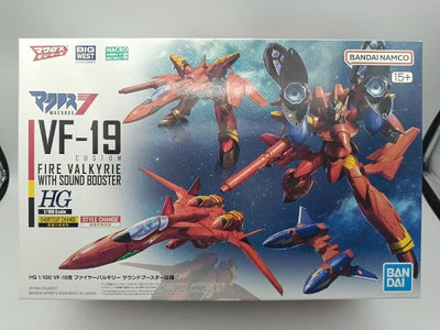 【中古】【未組立】1/100 HG VF-19改 ファイヤーバルキリー サウンドブースター装備 「マクロス7」 [5066315]＜プ...