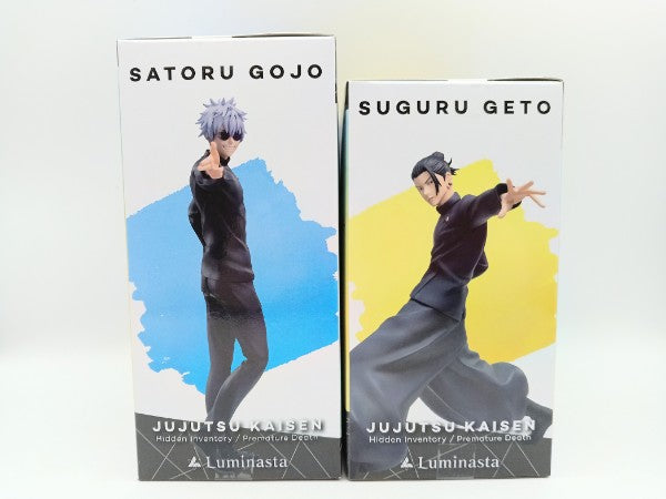 【中古】【未開封】全2種セット 「呪術廻戦 懐玉・玉折」 Luminasta“五条悟・夏油傑”最強の二人＜フィギュア＞（代引き不可）6572