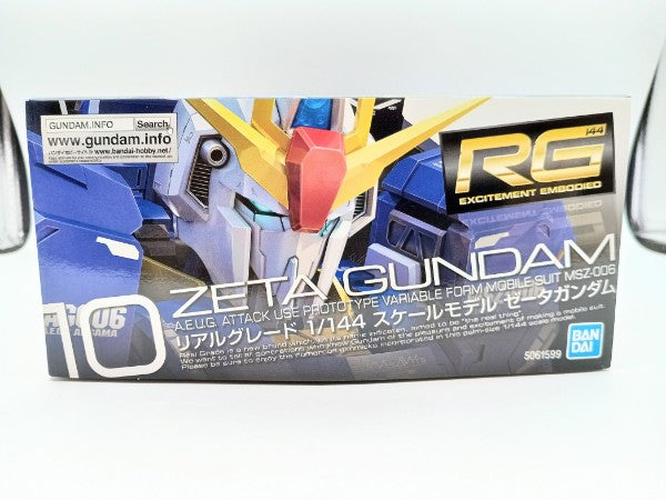【中古】【未組立】RG MSZ-006 ゼータガンダム 1/144 「機動戦士Zガンダム」 [5061599] ガンプラ＜プラモデル＞（代引き不可）6572