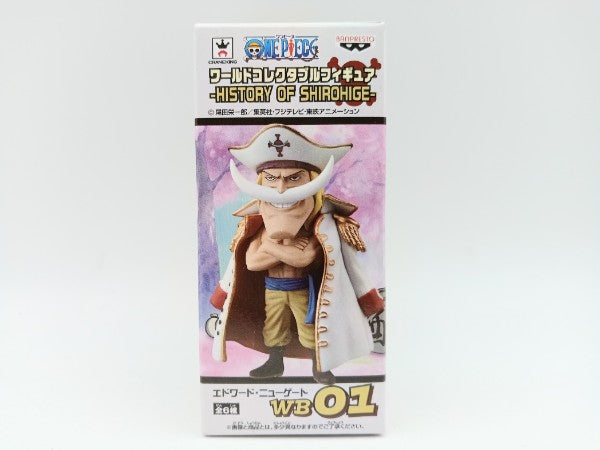 【中古】【未開封】エドワード・ニューゲート(白コート/腕組み)「ワンピース」ワールドコレクタブル-HISTORY OF SHIROHIGE-＜フィギュア＞（代引き不可）6572