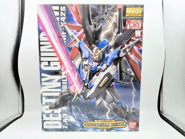 【中古】【未組立】MG ZGMF-X42S デスティニーガンダム  1/100 「機動戦士ガンダムSEED」 スペシャルクリア外装パーツ付き＜プラモデル＞（代引き不可）6572