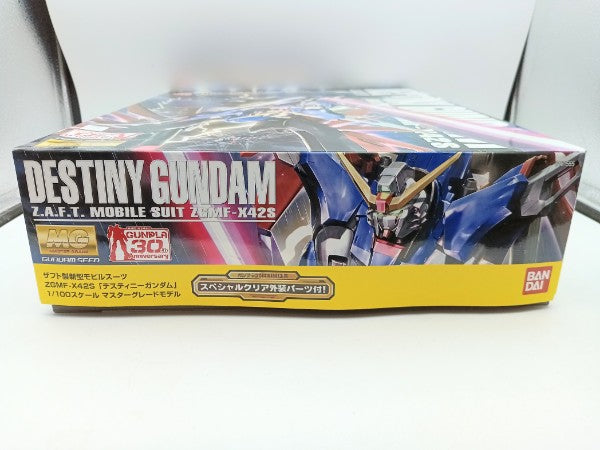 【中古】【未組立】MG ZGMF-X42S デスティニーガンダム  1/100 「機動戦士ガンダムSEED」 スペシャルクリア外装パーツ付き＜プラモデル＞（代引き不可）6572