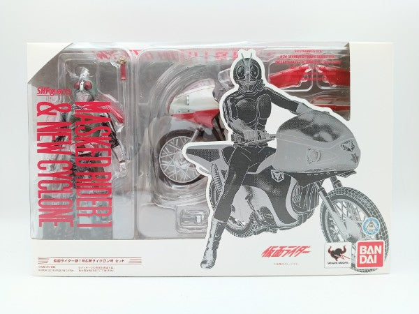 【中古】【未開封】S.H.Figuarts 仮面ライダー新1号＆新サイクロン号セット 「仮面ライダー」＜フィギュア＞（代引き不可）6572