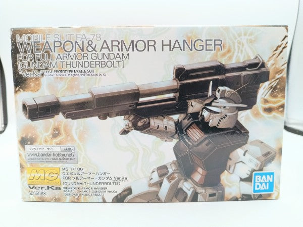 【中古】【未組立】1/100 MG ウエポン＆アーマーハンガー FOR フルアーマー・ガンダム Ver.Ka(GUNDAM THUNDERBOLT版)＜プラモデル＞（代引き不可）6572