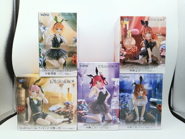 【中古】【未開封】【全5種セット】「五等分の花嫁＊」 Desktop Cute フィギュア 〜バニーver.〜＜フィギュア＞（代引き不可）6572