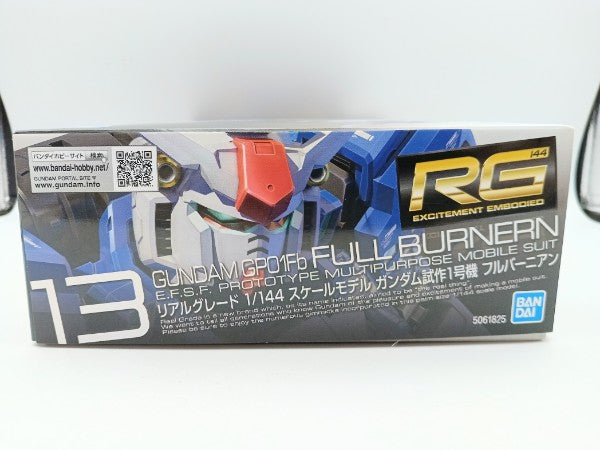 【中古】【未組立】1/144 RG RX-78 GP-01Fb ガンダム試作1号機 フルバーニアン 「機動戦士ガンダム0083 STARDUST MEMORY」＜プラモデル＞（代引き不可）6572