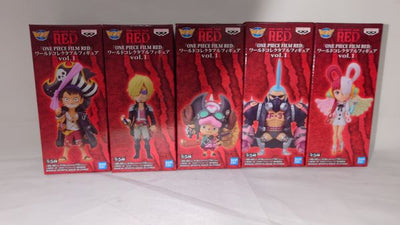 【中古】【未開封】全15種セット 『ONE PIECE FILM RED』 ワールドコレクタブルフィギュアvol.1.2.3＜フィギュ...