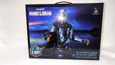 【中古】【未開封】フィギュア　マンダロリアン バストアップスタチュー Last ver. 「Happyくじ スター・ウォーズ『マンダロ...