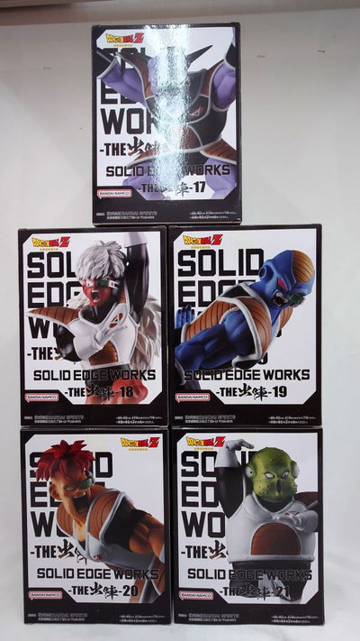 【中古】【未開封】ギニュー特戦隊5体セット 「ドラゴンボールZ」 SOLID EDGE WORKS-THE出陣＜フィギュア＞（代引き不...