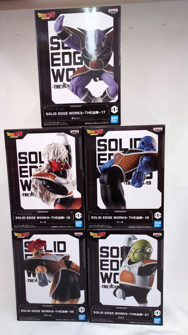 【中古】【未開封】ギニュー特戦隊5体セット 「ドラゴンボールZ」 SOLID EDGE WORKS-THE出陣＜フィギュア＞（代引き不可）6573