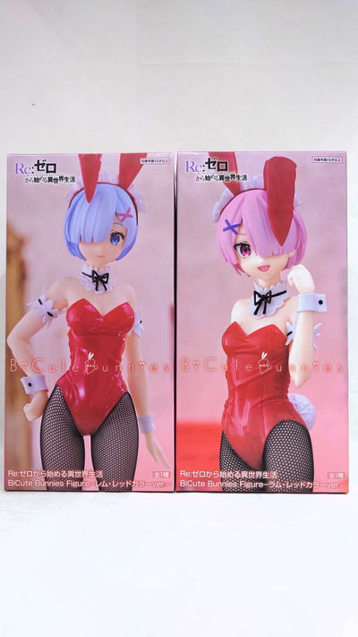 【中古】【未開封】【2体セット】「Re：ゼロから始める異世界生活」 BiCute Bunnies Figure-レム・ラムレッドカラー...