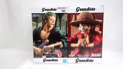 【中古】【未開封】モンキー・D・ルフィ＆ロロノア・ゾロ 「ワンピース」 Grandista2体セット＜フィギュア＞（代引き不可）6573