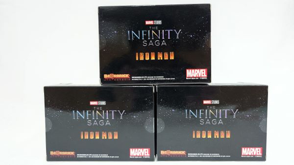 【中古】【未開封】【セット】Happyくじ BE＠RBRICK MARVEL Infinity SAGA IRON MAN ペアボックス賞B・C・D＜フィギュア＞（代引き不可）6573