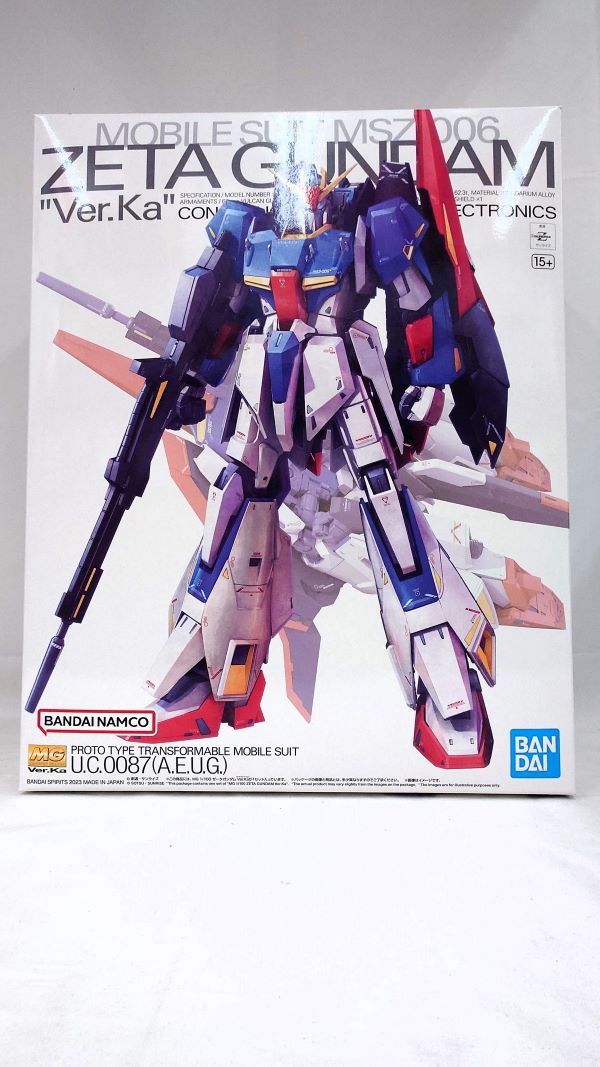 【中古】【未開封】1/100 MG MSZ-006 ゼータガンダム Ver.Ka 「機動戦士Zガンダム」＜プラモデル＞（代引き不可）6573