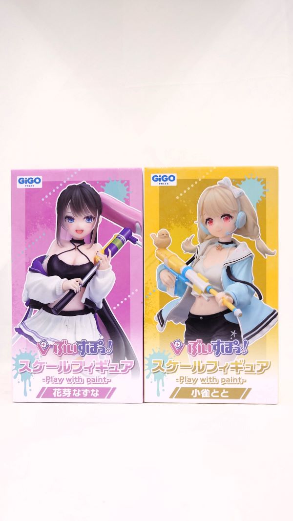 【中古】【未開封】小雀とと＆花芽なずな 「ぶいすぽっ!」 ぶいすぽっ!スケールフィギュア- Play with paint- ＜フィギュア＞（代引き不可）6573