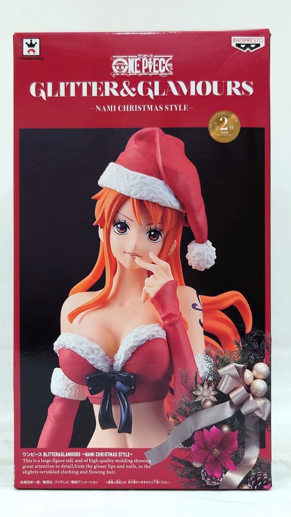 【中古】【未開封】ナミ(レッド) 「ワンピース」 GLITTER＆GLAMOURS-NAMI CHRISTMAS STYLE-＜フィギュア＞（代引き不可）6573