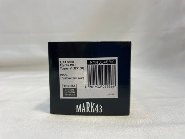 【中古】【未開封】MARK43 1/43 トヨタ マーク2 ツアラー V JZX100 ブラック カスタムカラー 完成品 PM43148BK ＜コレクターズアイテム＞（代引き不可）6573