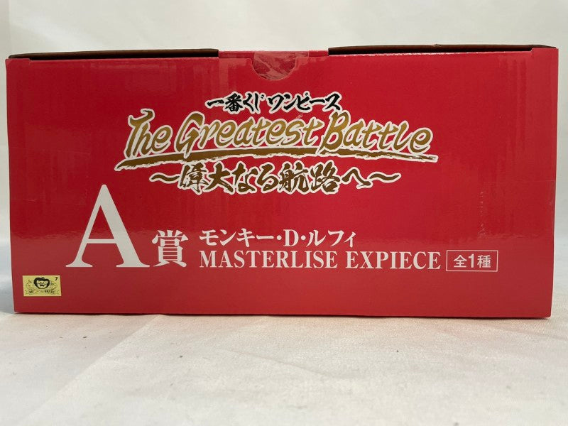 【中古】【未開封】モンキー・D・ルフィ 一番くじ ワンピース The Greatest Battle 偉大なる航路へ MASTERLISE EXPIECE A賞＜フィギュア＞（代引き不可）6573