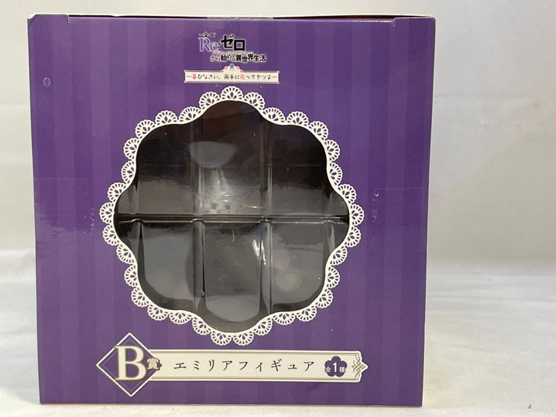 【中古】【未開封】エミリア 「一番くじ Reゼロから始める異世界生活 喜びなさい、両手に花ってヤツよ?」 B賞＜フィギュア＞（代引き不可）6573