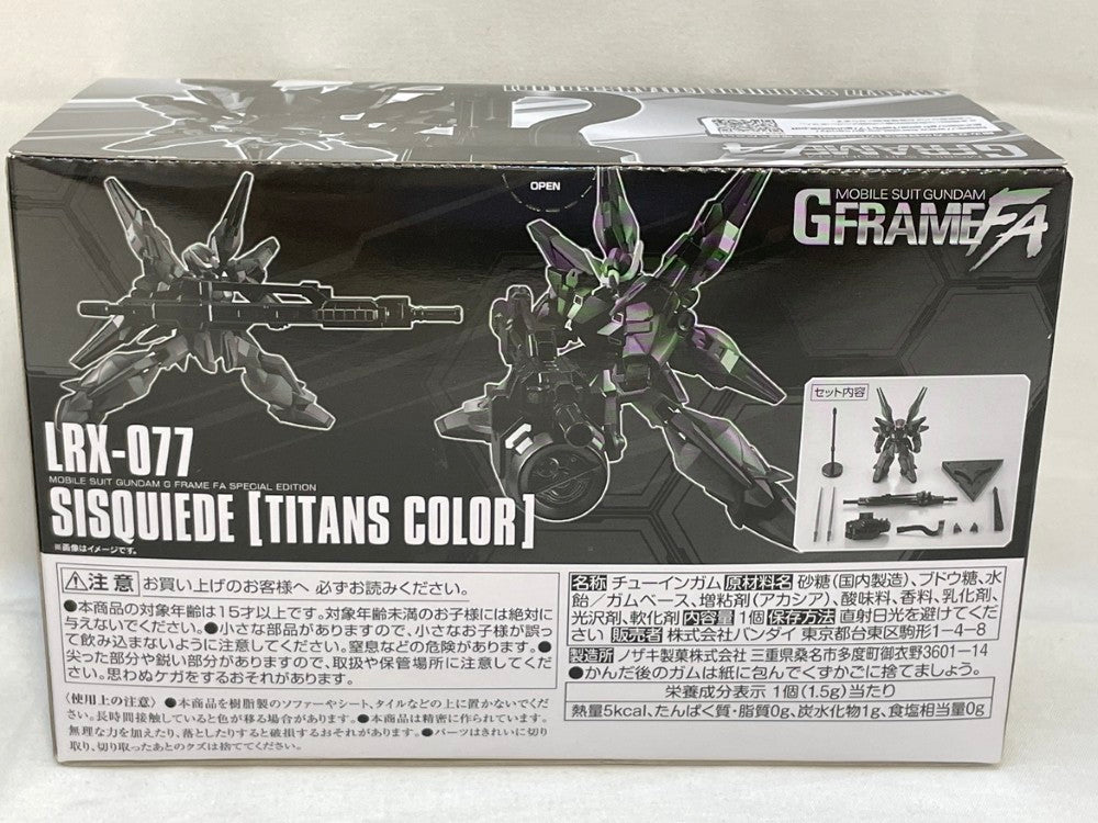 【新品未開封】GフレームFA シスクード(ティターンズカラー) Amazon.co.jp: GフレームFA シスクード(ティターンズカラー