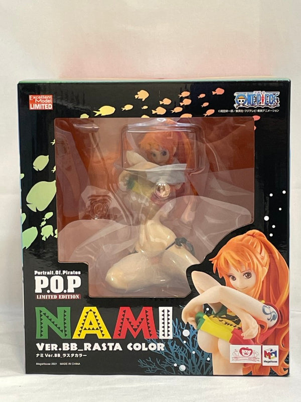 【中古】【未開封】ナミVer.BB_Rasta color 「ワンピース」 Portrait.Of.Pirates ワンピース”LIMITED EDITION” ＜フィギュア＞（代引き不可）6573