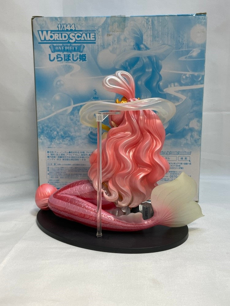 【中古】【開封品】しらほし姫 「1/144 WORLD SCALE ワンピース」 プレミアムバンダイ＆集英社Mekke!限定＜フィギュア＞（代引き不可）6573
