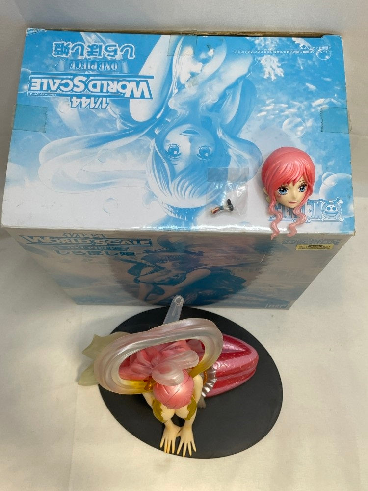 【中古】【開封品】しらほし姫 「1/144 WORLD SCALE ワンピース」 プレミアムバンダイ＆集英社Mekke!限定＜フィギュア＞（代引き不可）6573