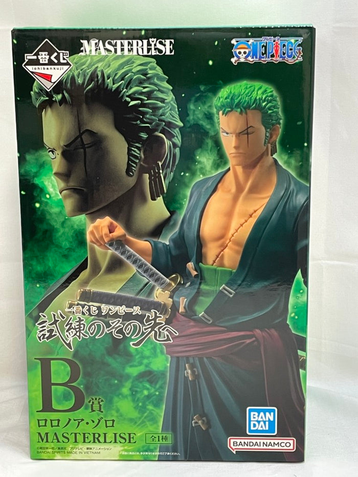 ワンピース　MASTERISE　B賞ロロノア・ゾロ　ラスワンレイリー　フィギュア 中古】【未開封】 MASTERLISE B賞 ロロノア・ゾロ 「一番くじ