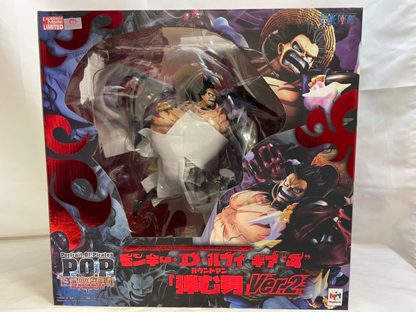 【中古】【未開封】Portrait.Of.Pirates ワンピース “SA-MAXIMUM” モンキー・D・ルフィ ギア“4” 「弾む男」Ver.2 完成品＜フィギュア＞（代引き不可）6573