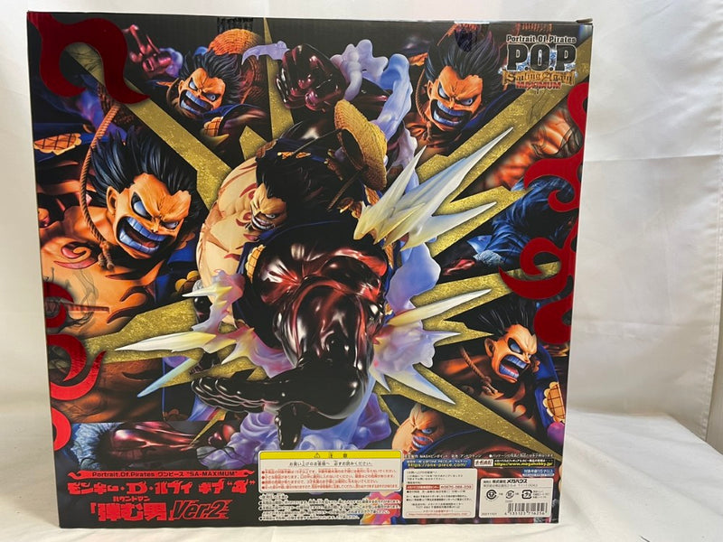【中古】【未開封】Portrait.Of.Pirates ワンピース “SA-MAXIMUM” モンキー・D・ルフィ ギア“4” 「弾む男」Ver.2 完成品＜フィギュア＞（代引き不可）6573
