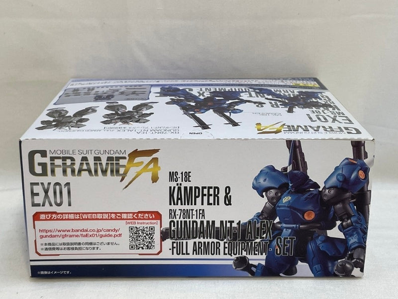 【中古】【未開封】機動戦士ガンダム GフレームFA EX01 ケンプファー＆ガンダムNT-1 アレックス チョバムアーマーセット＜フィギュア＞（代引き不可）6573