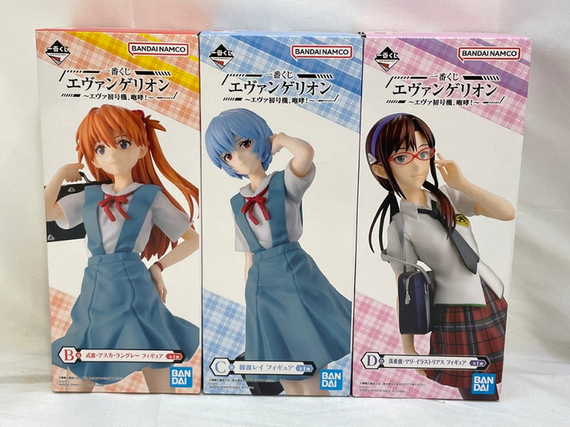【中古】【未開封】【セット】「一番くじ エヴァンゲリオン 〜エヴァ初号機、咆哮!〜」B賞/C賞/D賞＜フィギュア＞（代引き不可）6573