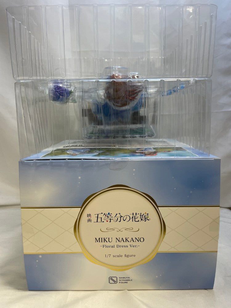 【中古】【開封品】中野三玖 -Floral Dress Ver.- 「映画 五等分の花嫁」 SHIBUYA SCRAMBLE FIGURE 1/7 PVC製塗装済み完成品＜フィギュア＞（代引き不可）6573