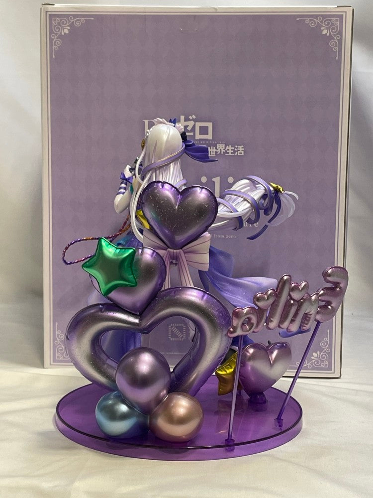 【中古】【開封品】エミリア アイドルVer「Re：ゼロから始める異世界生活」SHIBUYA SCRAMBLE FIGURE 1/7 PVC製塗装済み完成品＜フィギュア＞（代引き不可）6573