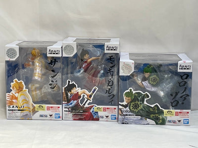 【中古】【未開封】【セット】フィギュアーツZERO 「ワンピース」ルフィ太郎/ゾロ十郎/サン五郎＜フィギュア＞（代引き不可）6573