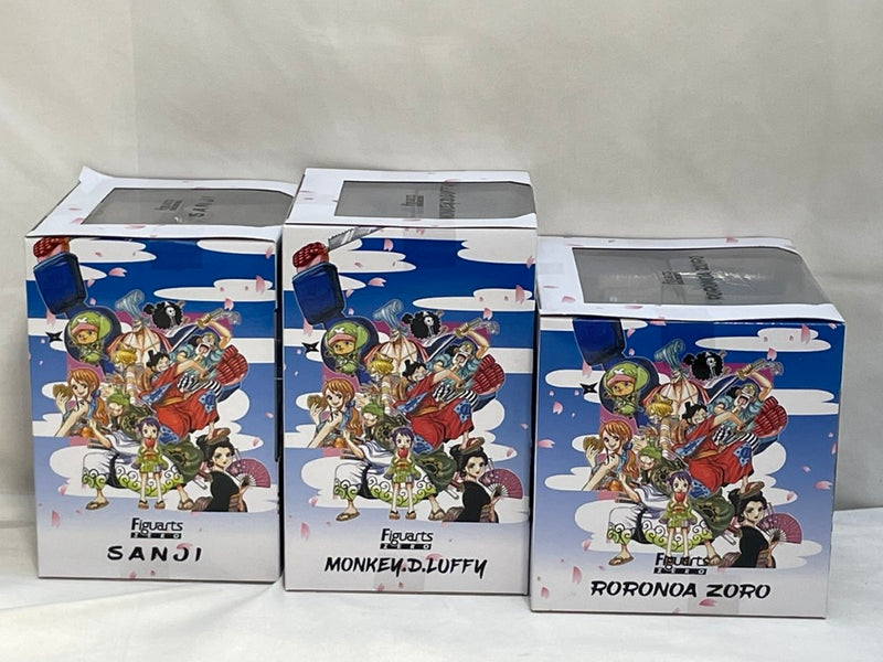 【中古】【未開封】【セット】フィギュアーツZERO 「ワンピース」ルフィ太郎/ゾロ十郎/サン五郎＜フィギュア＞（代引き不可）6573