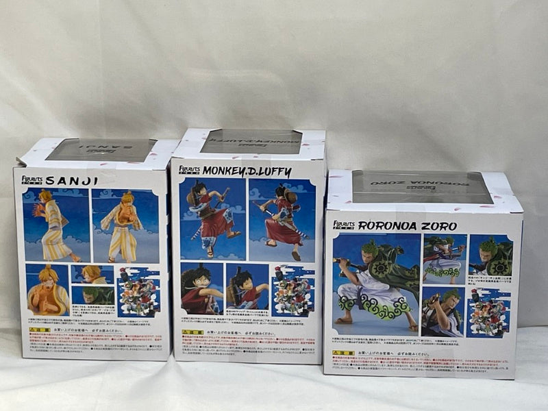 【中古】【未開封】【セット】フィギュアーツZERO 「ワンピース」ルフィ太郎/ゾロ十郎/サン五郎＜フィギュア＞（代引き不可）6573