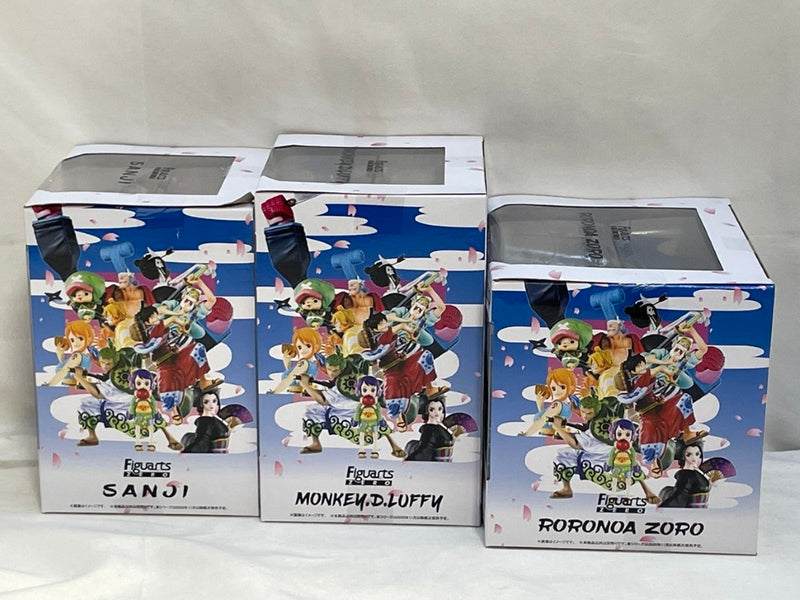 【中古】【未開封】【セット】フィギュアーツZERO 「ワンピース」ルフィ太郎/ゾロ十郎/サン五郎＜フィギュア＞（代引き不可）6573