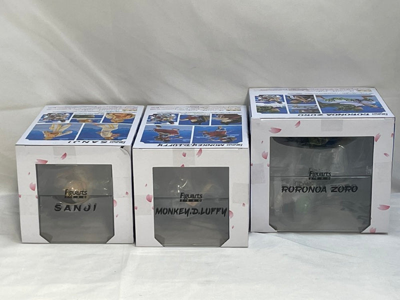 【中古】【未開封】【セット】フィギュアーツZERO 「ワンピース」ルフィ太郎/ゾロ十郎/サン五郎＜フィギュア＞（代引き不可）6573
