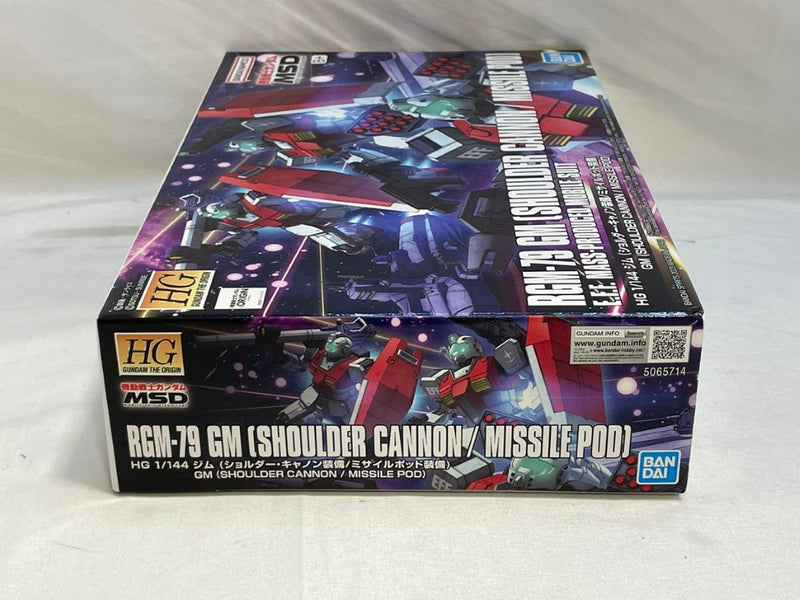 【中古】【未組立】1/144 HG RGM-79 ジム ショルダー・キャノン装備/ミサイルポッド装備 「機動戦士ガンダム MSD」 [5065714]＜プラモデル＞（代引き不可）6573