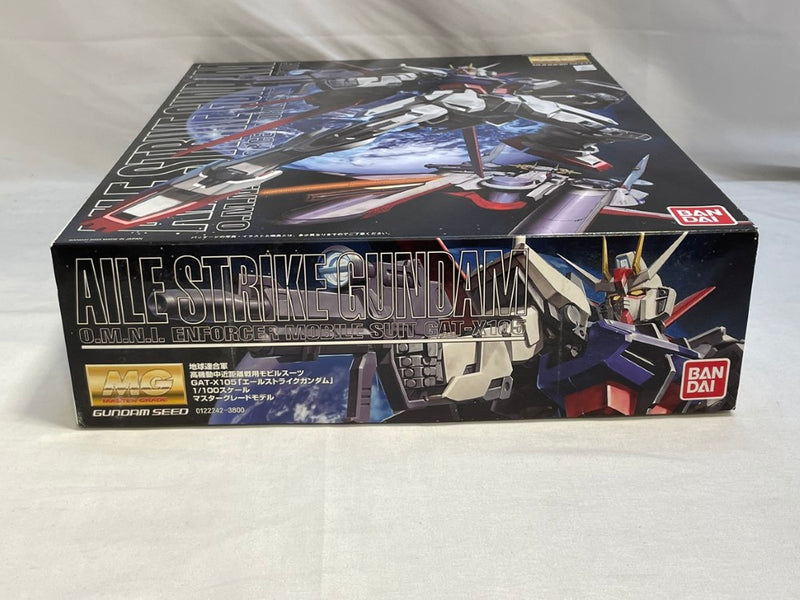 【中古】【未組立】1/100 MG GAT-X105 エールストライクガンダム「機動戦士ガンダムSEED」 [0122242]＜プラモデル＞（代引き不可）6573